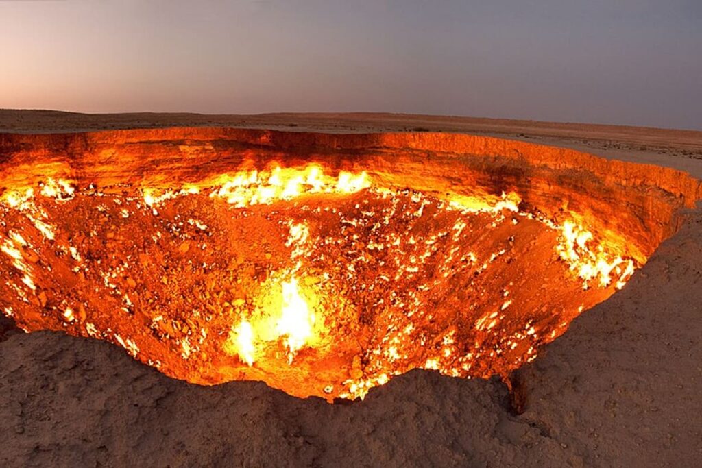 Darvaza Gas Crater (Door to Hell)